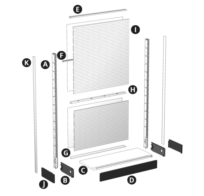 Contoured End Displays