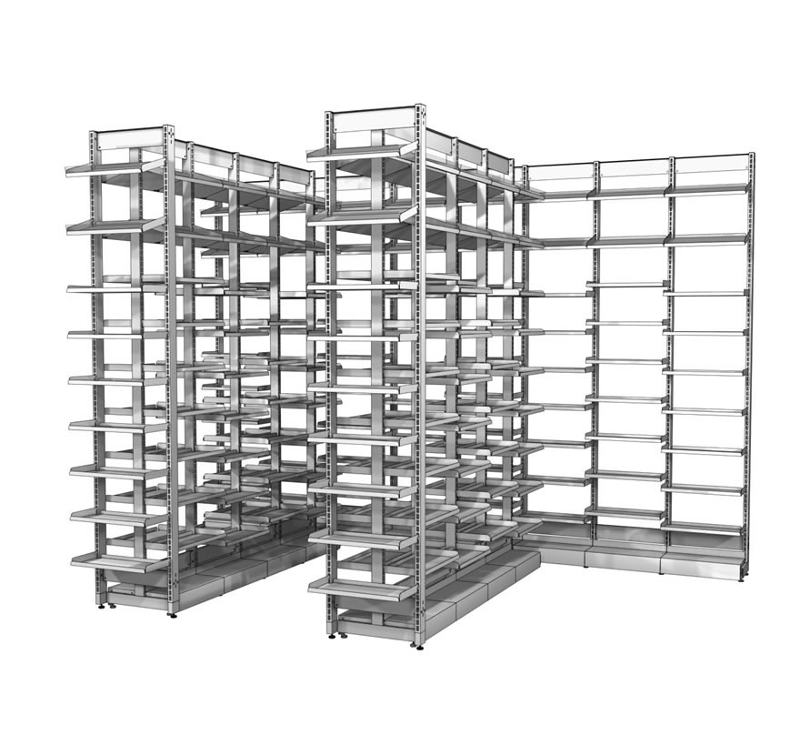 Flex Rx Pharmacy Shelving Lozier