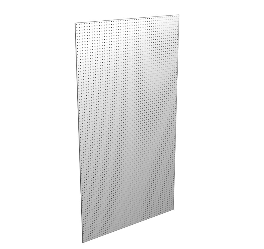 Pegboard Back Lozier Gondola Shelving