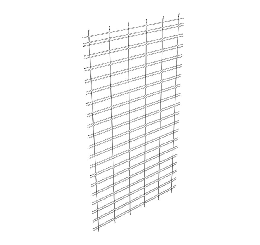 Wire Back Retainer Extension Slot Grid Lozier