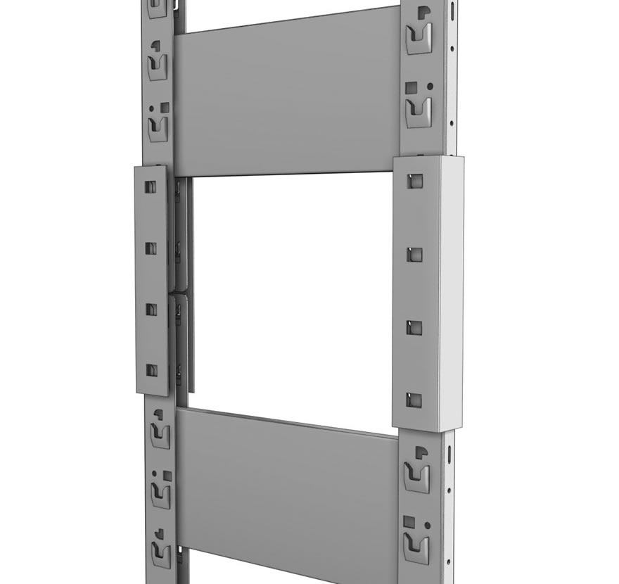 Industrial Shelving S-Series Uprite Connector Gallery1 Lozier