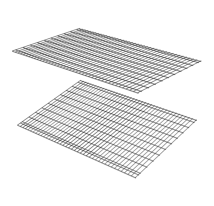 MF-WS Gravity-Flat Wire Shelf