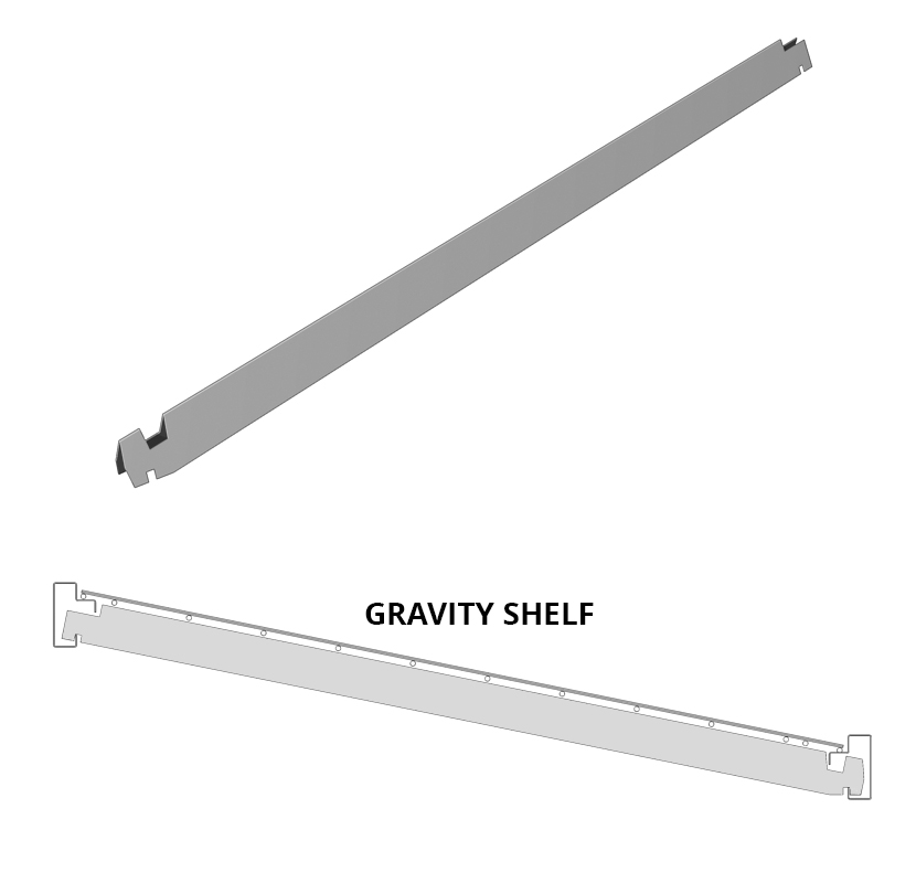 Oil Rack Gravity Shelf Support