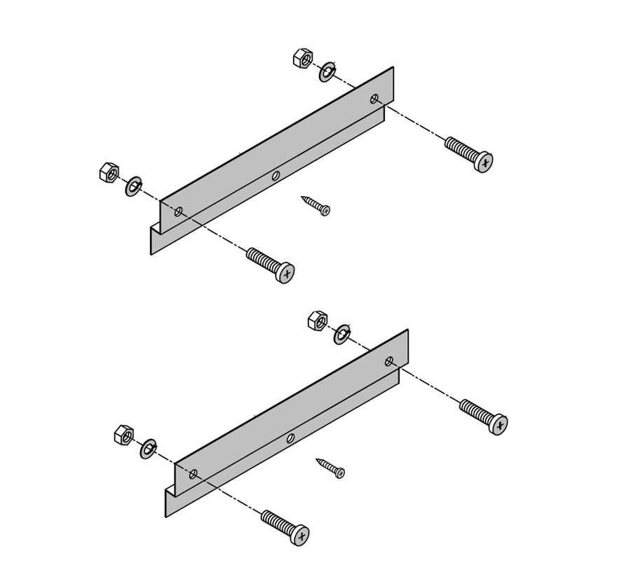 Flex Rx Storage System End Frame Hardware