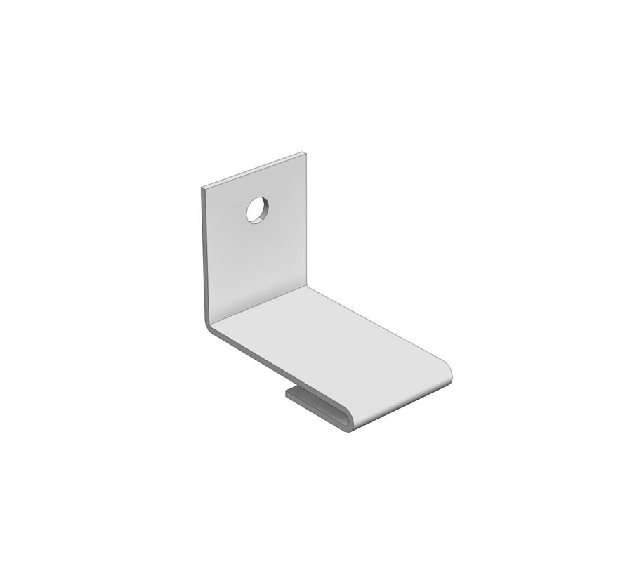 Pharmacy Shelving Flex Rx Wall Mounting Clip Lozier