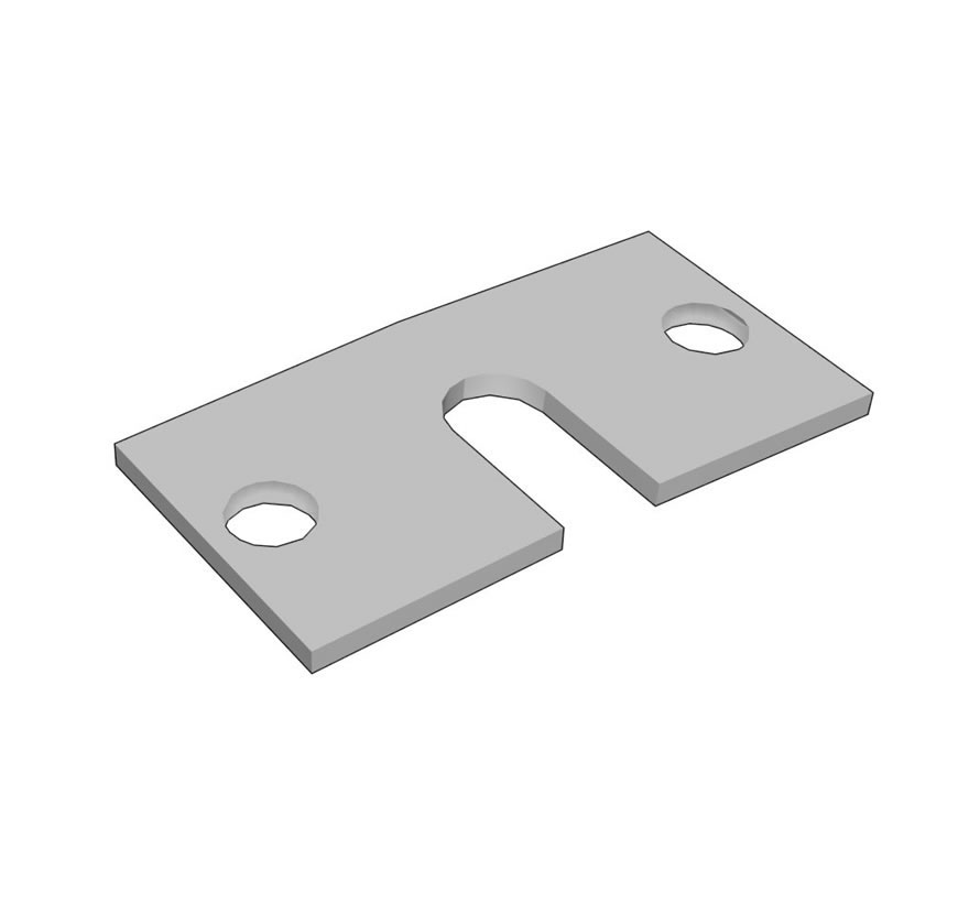 Base Bracket Anchor Plate Lozier Retail Shelving