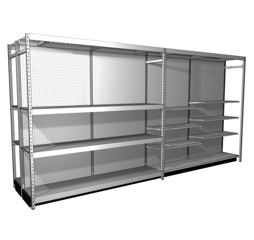 Multi-Function Lozier Retail Shelving