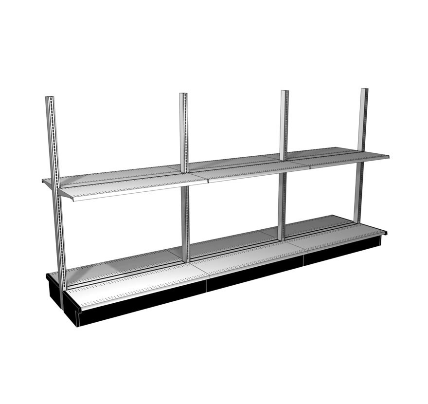 Open Back System Lozier Retail Shelving